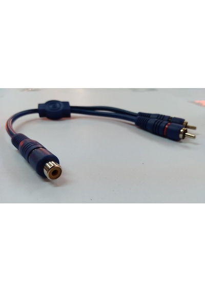 Rca Kablo - Y - 2 Erkek - 1 Dişi - 20 Cm