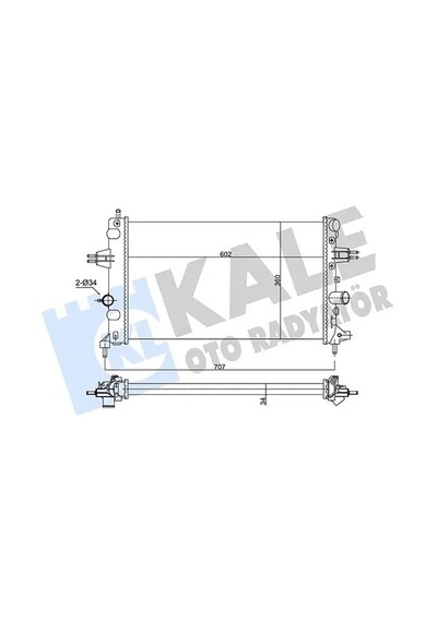 Kale 354105 Motor Radyatoru 1300270 93179909
