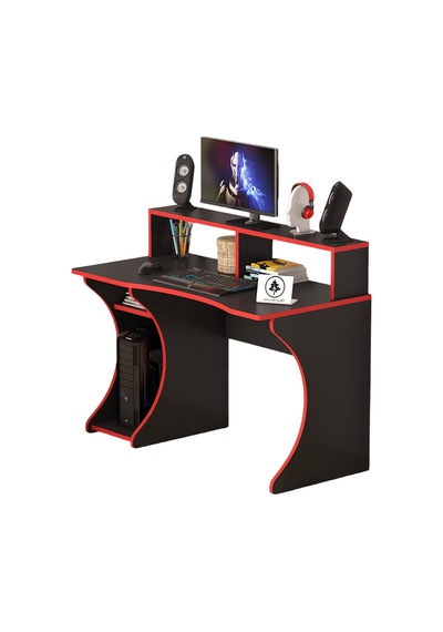 Oyuncu Masası Gamer Model Çalışma Masası Siyah-kırmızı Model Yarım Ay Model Oyuncu Masası Gamer Model Çalışma Masası Siyah-kırmızı Model Yarım Ay Model
