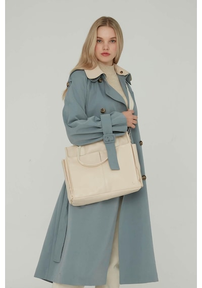 Manuka Deri Everyday Bag Bej Bej