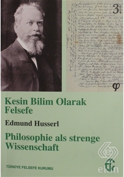 Kesin Bilim Olarak Felsefe/Edmund Husserl N11.92