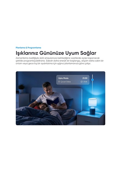 Şımart Akıllı Rgb Led Ampul Wi-fi 16m Renk, Uzaktan Kontrol Ve Sesli Asistan Uyumlu Diğer