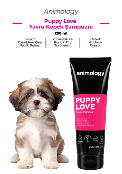 Animology Puppy Love Yavru Köpek Şampuanı 250 Ml - Bebek Pudrası Kokulu