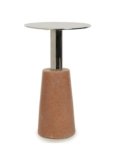 Vitale Mermer Ayaklı Metal Mumluk 7 20 Cm Ak.ja0261 Çok Renkli
