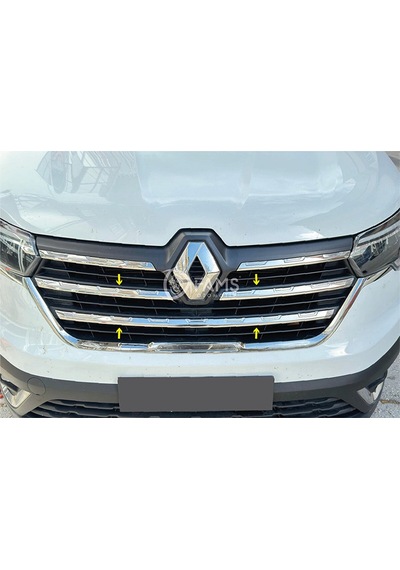 Renault Trafıc Krom Ön Panjur 3 Prç. 2022 Üzeri P.çelik