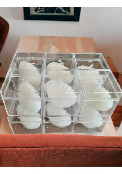 Bernami Mum Pinterest Mika Kutu Içinde Mini Istiridye Mum Seti - 12 Adet Diğer