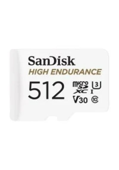 Sandisk High Endurance 512 GB 100/40MB/S MicroSDXC C10 V30 Adaptör