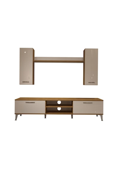 Decoraktiv Eko 7 Mdf Dvd Silver Tv Ünitesi Tv Sehpası Pera - Beyaz