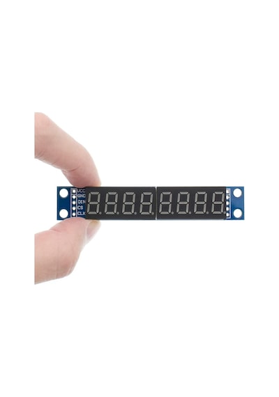 Max7219 8 Bit Hane Kırmızı 7 Segment Ekran 0.36 İnch Saat Seri Haberleşme Dijital Gösterge Display Alarm 8 Dijit A Genel