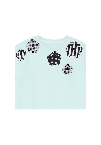 Denokids Mshb&g Çiçekler Kız Çocuk Mint Sweatshirt Çok Renkli