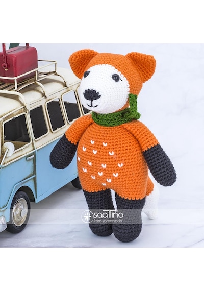 Sevimli Mister Fox Oyuncak Tilki Uyku Arkadaşı Boyutları