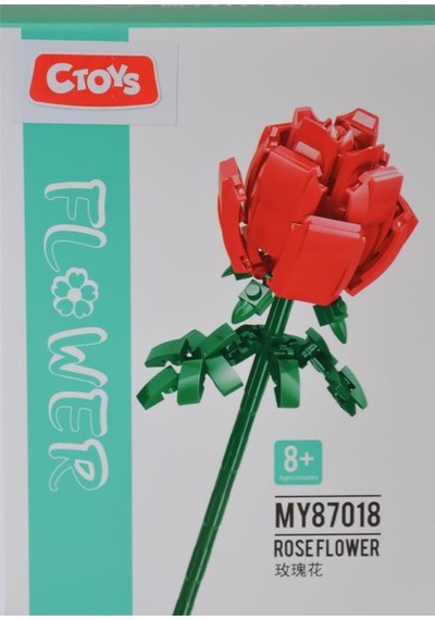 Ctoys Rose Flower Block My87018