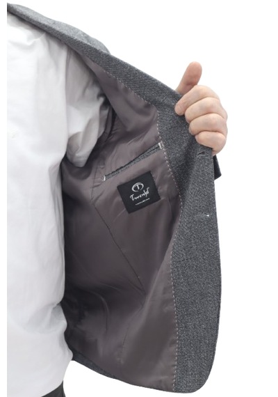 Twenhil Dmctekstil Erkek Ckt-204 Desenli Klasik Kesim Normal Kalıp Çift Düğme Blazer Ceket Füme Twenhil Dmctekstil Erkek Ckt-204 Desenli Klasik Kesim Normal Kalıp Çift Düğme Blazer Ceket Füme