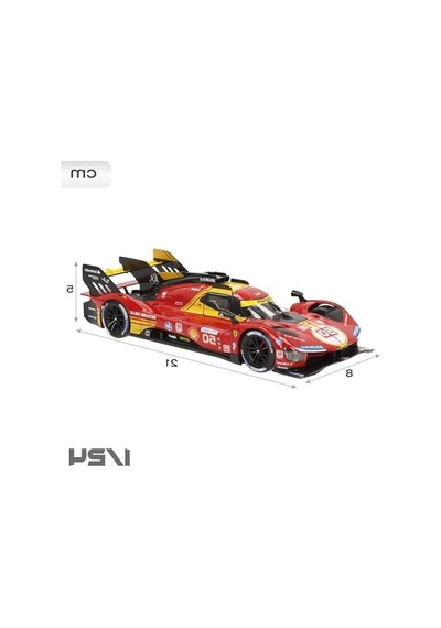 Ferrari 499p 24h Le Mans Diecast Model Araç - 1:24