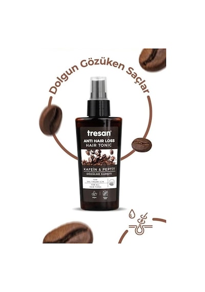 Tresan Kafein Peptit Dökülme Karşıtı Saç Toniği 125 ML