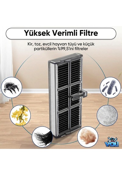 Dreame X40 Pro Ultra Rlx82ce İçin Hepa Filtre 2 Adet Diğer