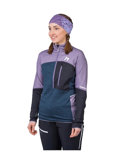 Hannah Meda Hz Kadın Sweatshirt 10047361hhx.01 Lg-ssml Lavender Gray Stratified
