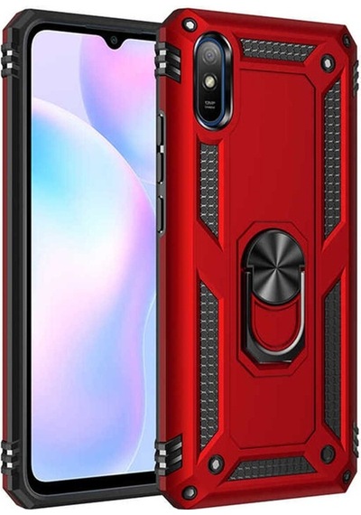 Xiaomi Redmi 9a Kılıf Zore Vega Kapak Kırmızı
