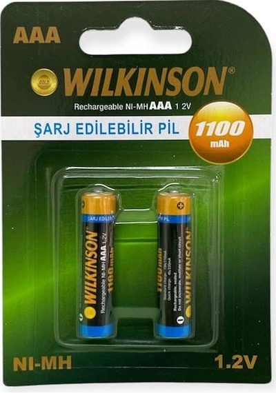 Wilkinson Şarjlı İnce 1100 Mah Aaa 2'li Pil