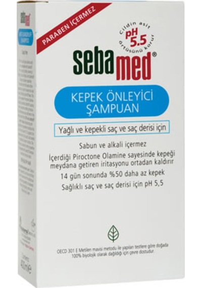 Sebamed Kepek Önleyici Şampuan 400 Ml 3 Adet