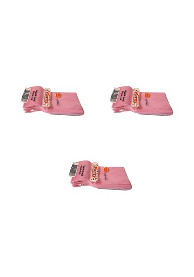 Plastik Çatal Pembe Renkli Lüx Parti Piknik Davet Doğum Günü Çatalı - 18 Cm. - 25 Adetlik 3 Paket