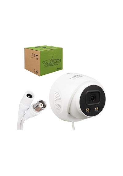 Plato Pl-25273 2 Mp Color Vu 3.6 Mm 2 Atom Led Plastik Kasa Ahd Dome Gece Görüşlü Güvenlik Kamerası