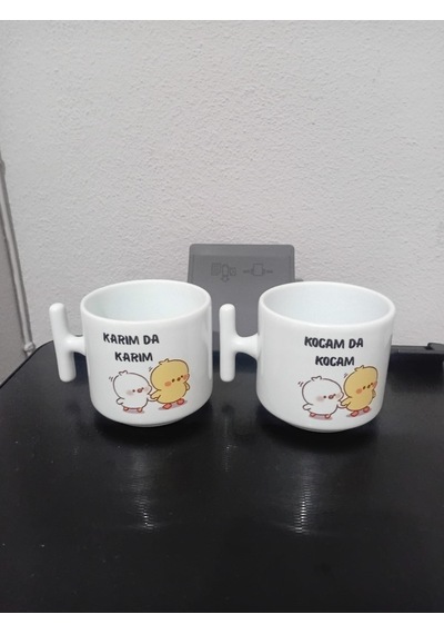 Çiftlere Özel Kocam Da Kocam, Karım Da Karım T Kupa 2 Adet 07 Beyaz