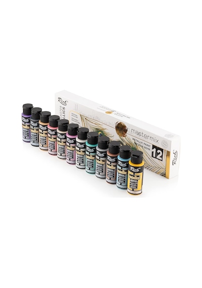 Rich Mastermix Akrilik Boya 60 Cc 12 Li Metalik Renkler 6998