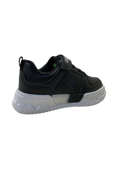 1603 Hafif Çocuk Okul Öncesi Işıklı Sneaker Siyah