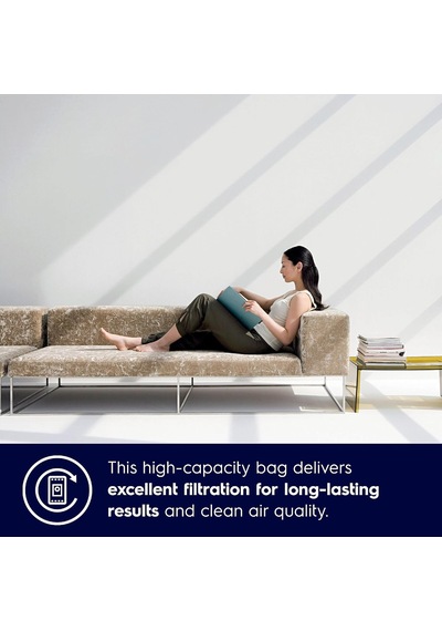 E210s S-bag Ultra Long Performance Elektrikli Süpürge Toz Torbası 5 Litre Kapasite, Yüksek Emiş Gücü, Çok Katmanlı Filtrasyon 3 Lü Paket