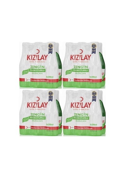 Erzincan Kızılay Sade Madensuyu 24x200 Ml