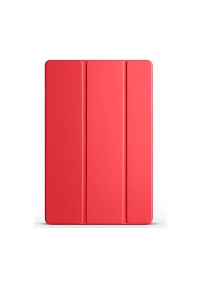 Goocamp Galaxy Tab A9 Uyumlu Smart Cover Standlı 1-1 Kılıf-kırmızı Tablet Kılıfı