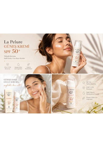 La Pelure Sun Spf 50+ Yüz Güneş Kremi 50ml