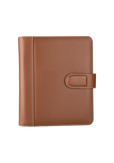 Organizer Ajanda Tarihsiz Çizgili 4 Halkalı 19.5x23 CM - Taba