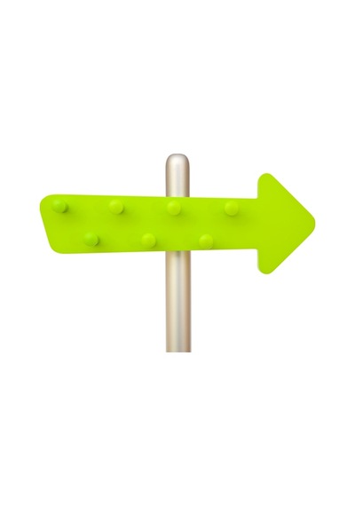Oneway  Ahşap Askılık Yeşil