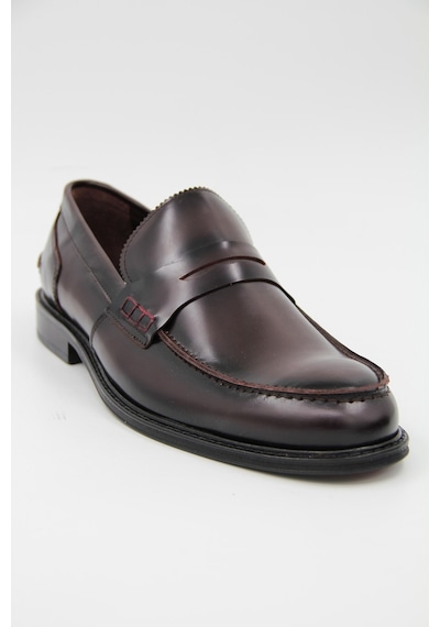 Carfier 0116 Erkek Klasik Ayakkabı - Bordo-bordo