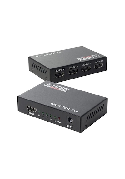 Powermaster Pm-12080 1.4v 4 Port Hdmı Splıtter Dağıtıcı