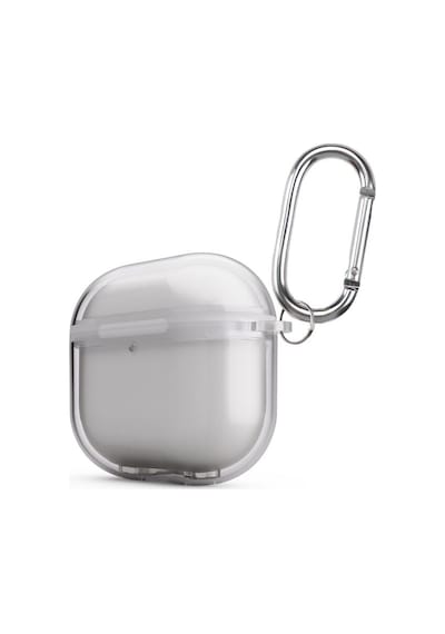 Apple Uyumlu AirPods 4. Nesil Kılıf Çift Katman Askı Aparatlı Kulaklık Case 42 Şeffaf