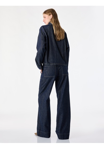 Koton Pamuklu Normal Bel Cepli Katlamalı Geniş Paça Denim Pantolon - Wide Leg Jeans Raw 7wal40134md 63x Koton Pamuklu Normal Bel Cepli Katlamalı Geniş Paça Denim Pantolon - Wide Leg Jeans Raw 7wal40134md 63x