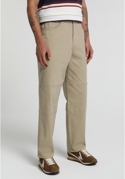Colin's Colins Relaxed Fit Orta Bel Geniş Paça Erkek Bej Pantolon Cl1072037 Q1.v2 Beı