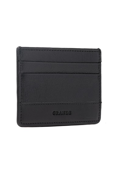 Siyah Cüzdan & Kartlık Unisex 747 Grande Deri Cüzdan Kartlık
