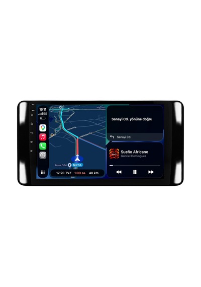 Skoda Scala Android Multimedya Sistemi 2021+ Crv-4946xa Piano Black Çerçeve 10"