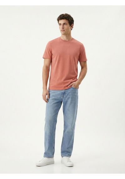 LOFT Regular Fit Erkek Tshirt K.kol Light Rose