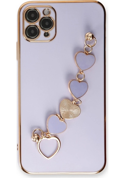 Cosmotex Newface Apple iPhone Uyumlu  11 Pro Max Kılıf Esila Silikon - Lila