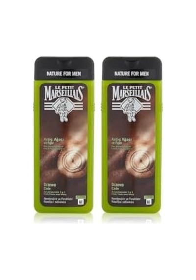Men Ardıç Ağacı Ve Füjer Men Duş Jeli 400 Ml X2 Açık Mavi