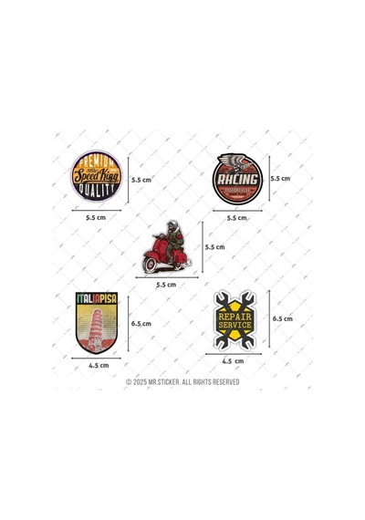 Bdls29 Küçük Boy 10lu Sticker Seti