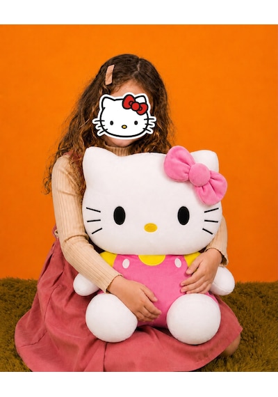 Hello Kitty Peluş Oyuncak Yeni Seri 50cm- Yumuşak & Sevimli Açık Pembe