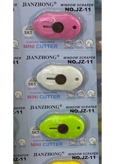 Pm-24786 Çelik Bıçaklı Mini Tekli Falçata Maket Bıçağı