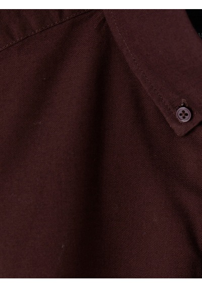 Lcwaıkıkı Classic Mürdüm Regular Fit Oxford Erkek Gömlek