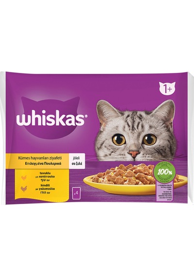Whiskas Kümes Hayvanları Ziyafeti Poşet Yaş Mama